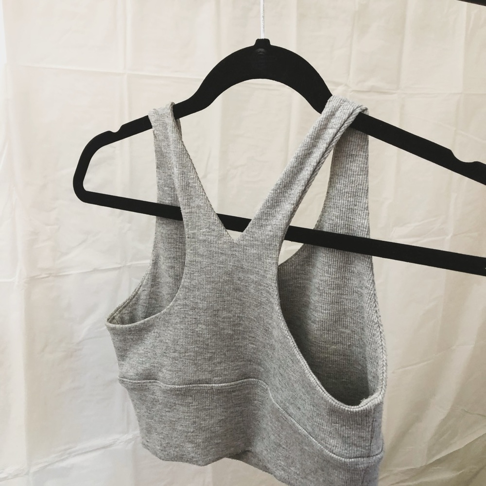 Joah Brown: Grey Bra/Crop Top